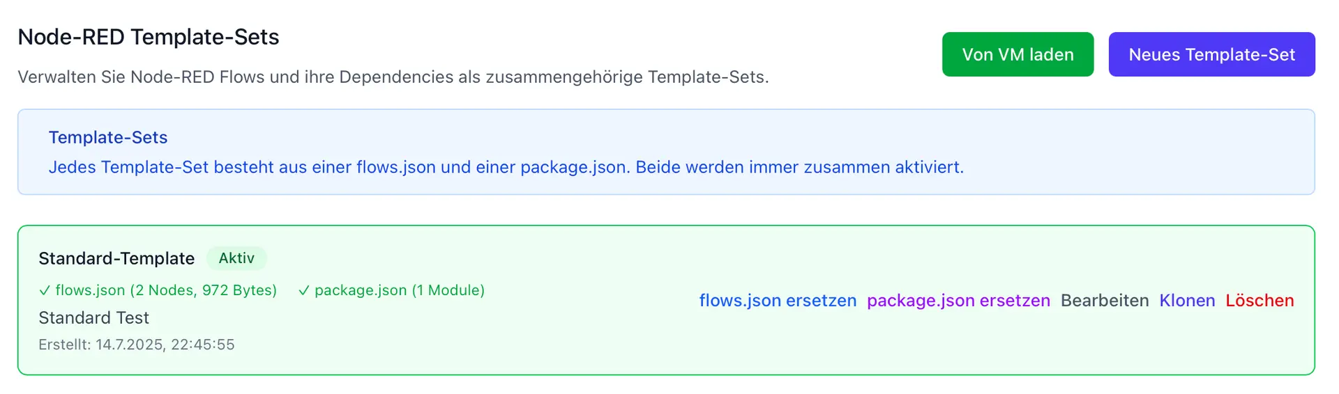 Configuration Templates